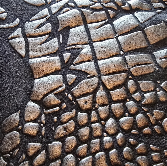 Southpole Embossed Y2K Metallic Eagle Graphic Tee 3XB - Picture 5 of 13